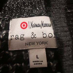 Rag & Bone Wool Shawl Sweater